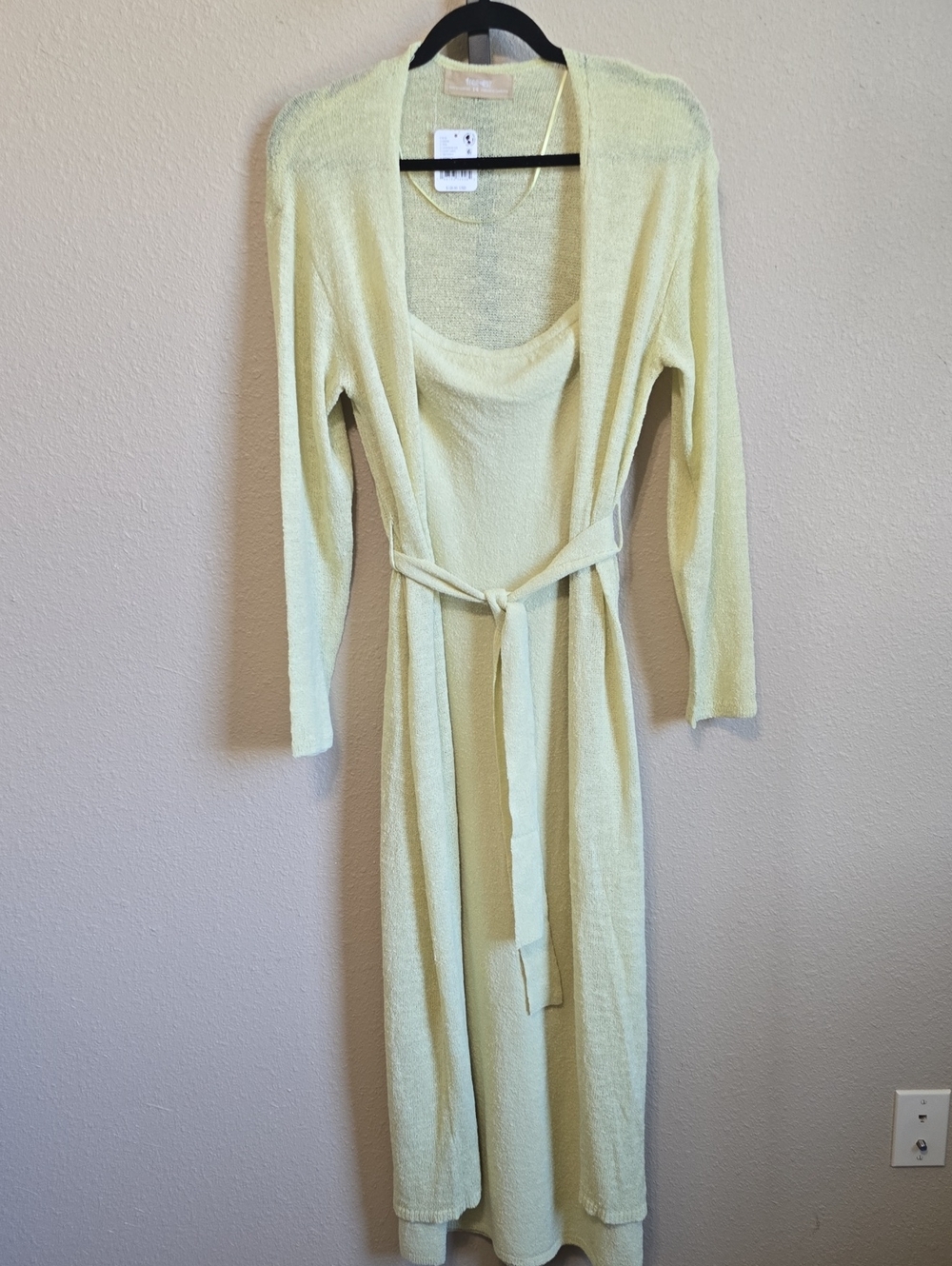 NWT Free People Free-Est Lottie 2 Piece Tube Dress And Cardigan. Large
